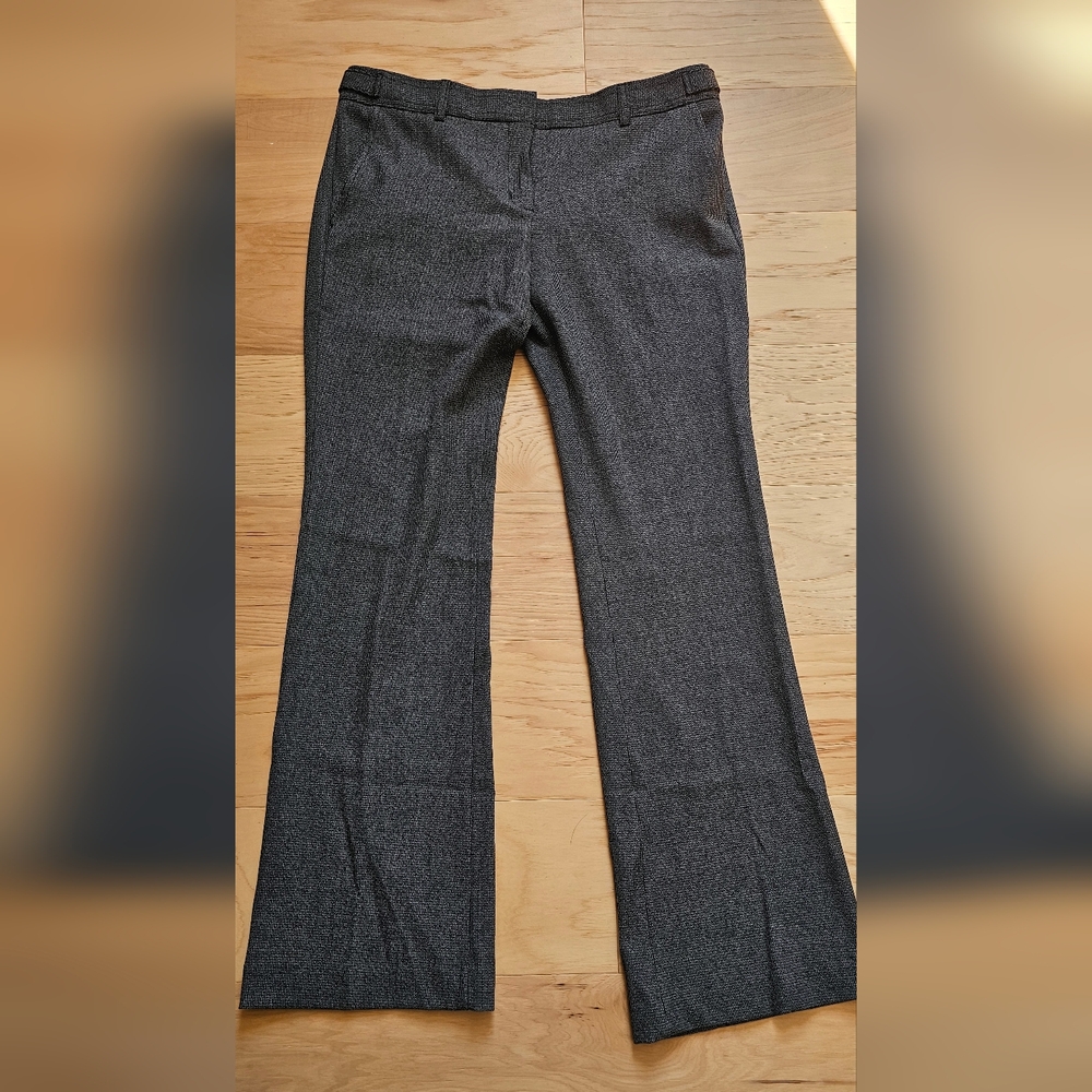💼 Express Columnist Bootcut Dress Pants - Black & Grey Heathered - 10R 💼